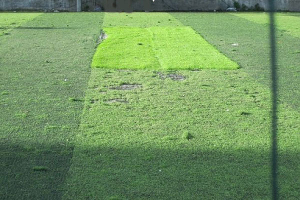 sân cỏ nhân tạo cần được bảo trì