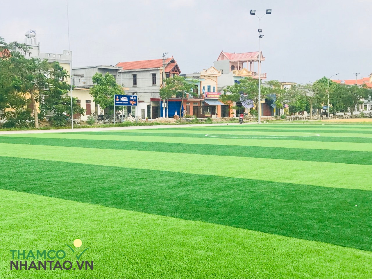 Dự án sân bóng đá cỏ nhân tạo tại Hải Hậu, Nam Định - Cỏ nhân tạo T&T