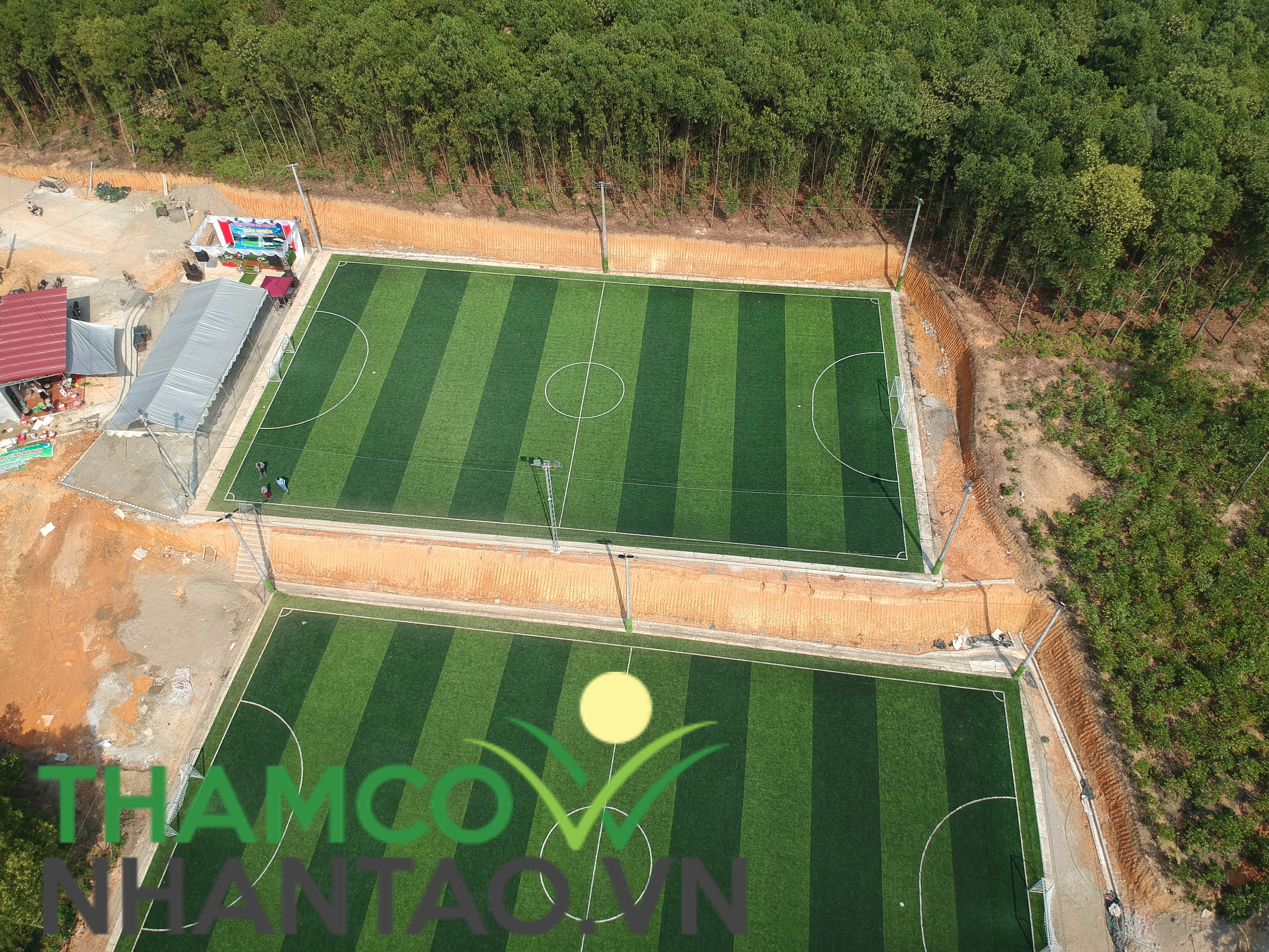 Một vài hình ảnh của dự án sân bóng đá tại Phú Bình, Thái Nguyên: 3