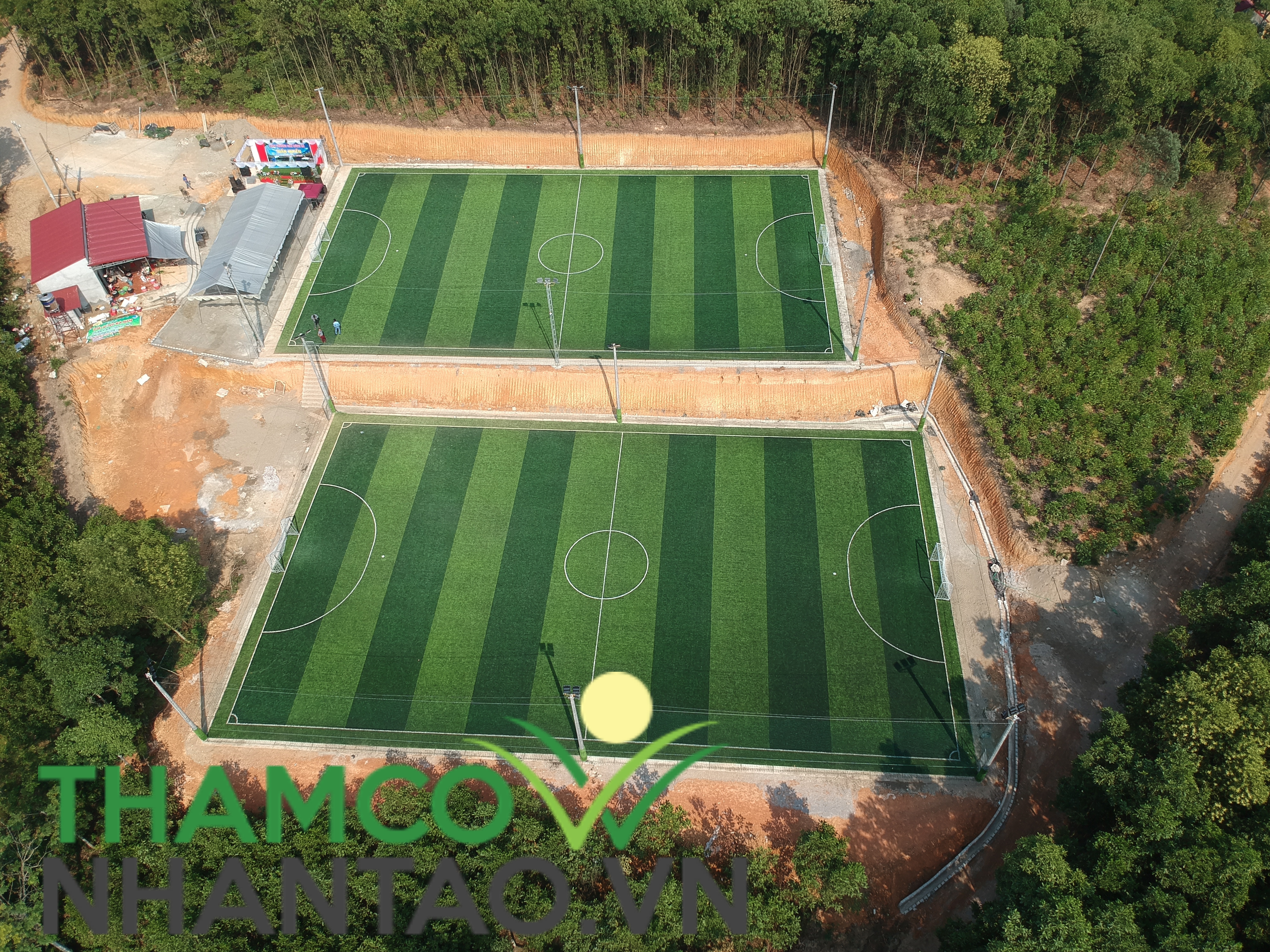 Một vài hình ảnh của dự án sân bóng đá tại Phú Bình, Thái Nguyên: 4