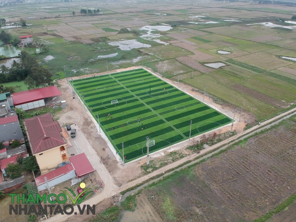 Một vài hình ảnh của dự án sân bóng đá tại Quế Võ, Bắc Ninh: 2