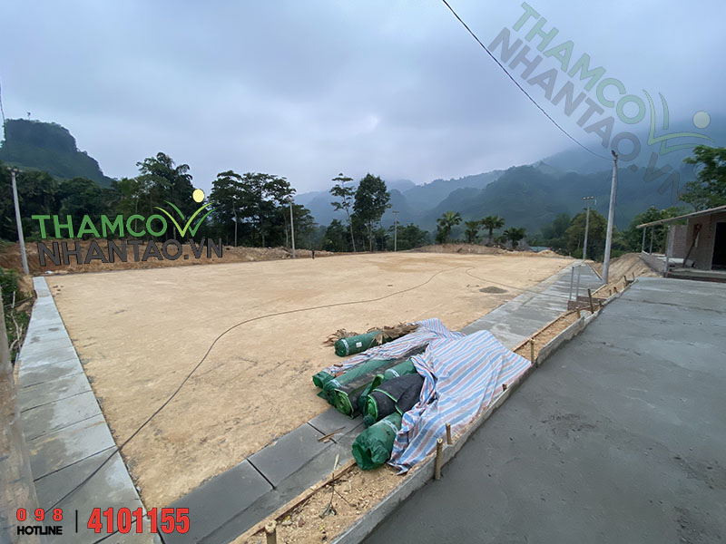 Một vài hình ảnh của dự án sân bóng đá cỏ nhân tạo tại Văn Bàn, Lào Cai: 2