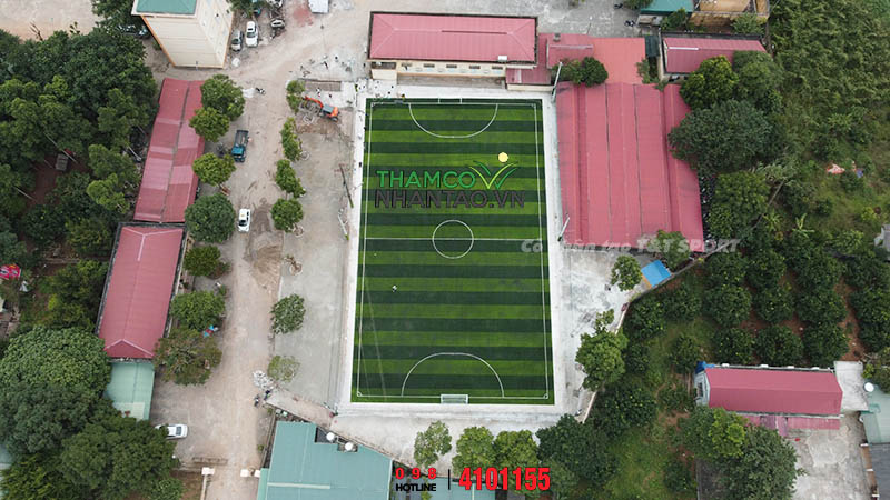 Một vài hình ảnh của dự án sân bóng đá cỏ nhân tạo tại Tân Lạc, Hòa Bình: 5
