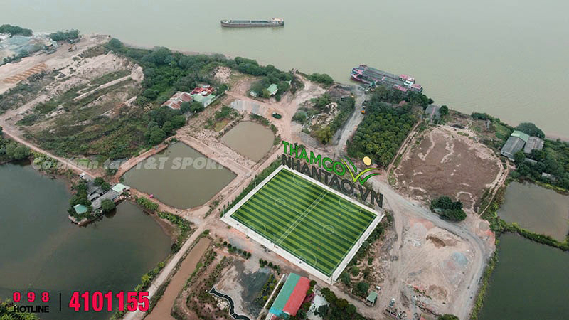 Một vài hình ảnh của dự án sân bóng đá cỏ nhân tạo tại Thường Tín, Hà Nội: 5