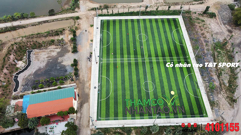Một vài hình ảnh của dự án sân bóng đá cỏ nhân tạo tại Thường Tín, Hà Nội: 4