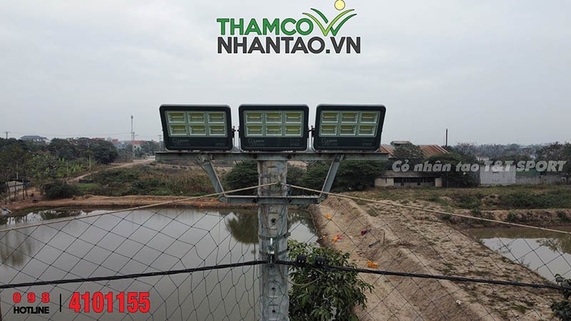 Một vài hình ảnh của dự án sân bóng đá cỏ nhân tạo tại Thường Tín, Hà Nội: 7