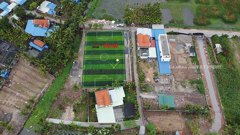 Một vài hình ảnh của dự án sân bóng đá cỏ nhân tạo tại Thủy Nguyên, Hải Phòng: 3