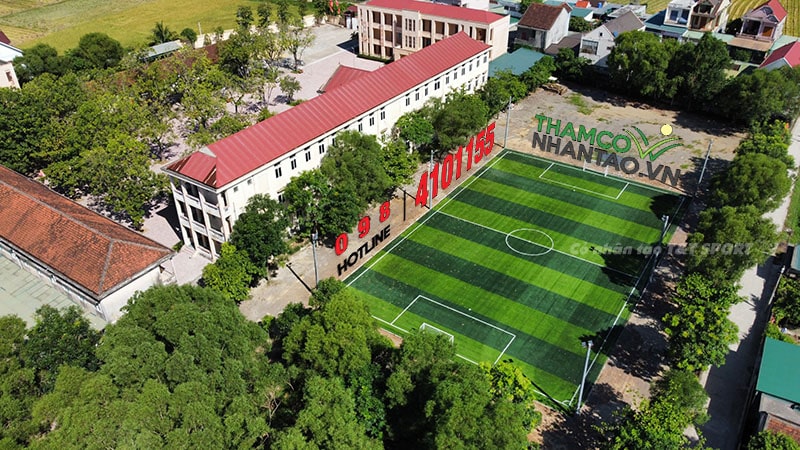 Một vài hình ảnh của dự án sân bóng đá cỏ nhân tạo tại Diễn Châu, Nghệ An: 5