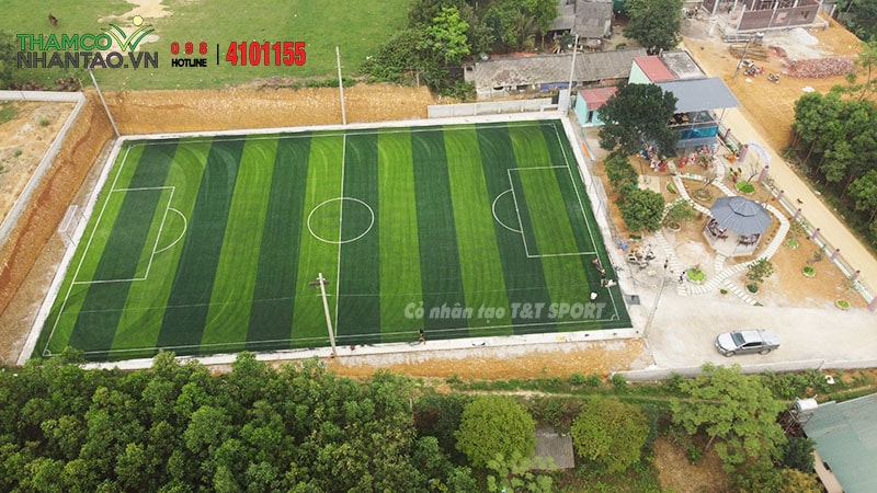 Một vài hình ảnh của dự án sân bóng đá cỏ nhân tạo tại Cự Đồng, Thanh Sơn, Phú Thọ: 6