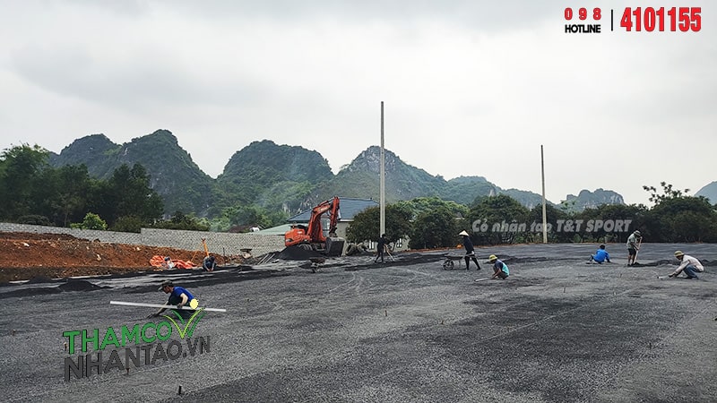 Một vài hình ảnh của dự án sân bóng đá cỏ nhân tạo tại Cẩm Thủy, Thanh Hóa: 5