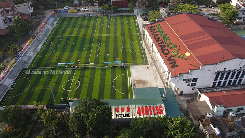 Một vài hình ảnh của dự án sân bóng đá cỏ nhân tạo tại thành phố Hà Giang: 6
