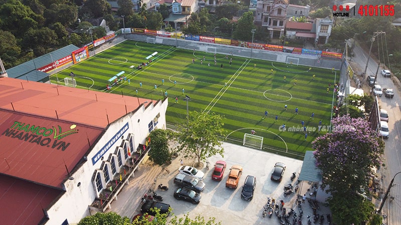Một vài hình ảnh của dự án sân bóng đá cỏ nhân tạo tại thành phố Hà Giang: 4