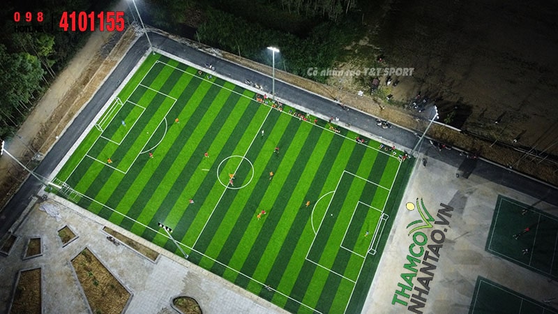 Một vài hình ảnh của dự án sân bóng đá cỏ nhân tạo nhà văn hóa thôn Quảng Cư, Quang Sơn, Lập Thạch, Vĩnh Ph 6