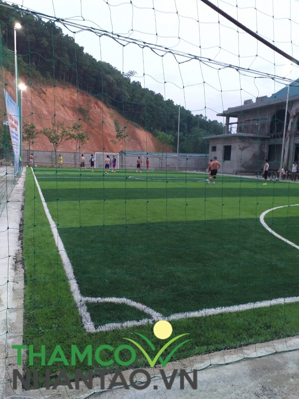 Một vài hình ảnh của dự án sân bóng đá tòa án tỉnh Yên Bái: 3