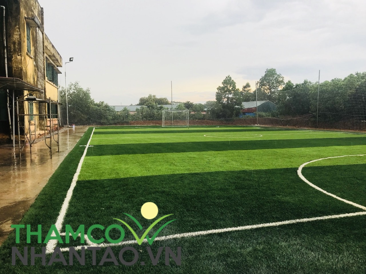 Một vài hình ảnh của dự án sân bóng đá trường tiểu học Phồn Xương, Yên Thế, Bắc Giang: 2