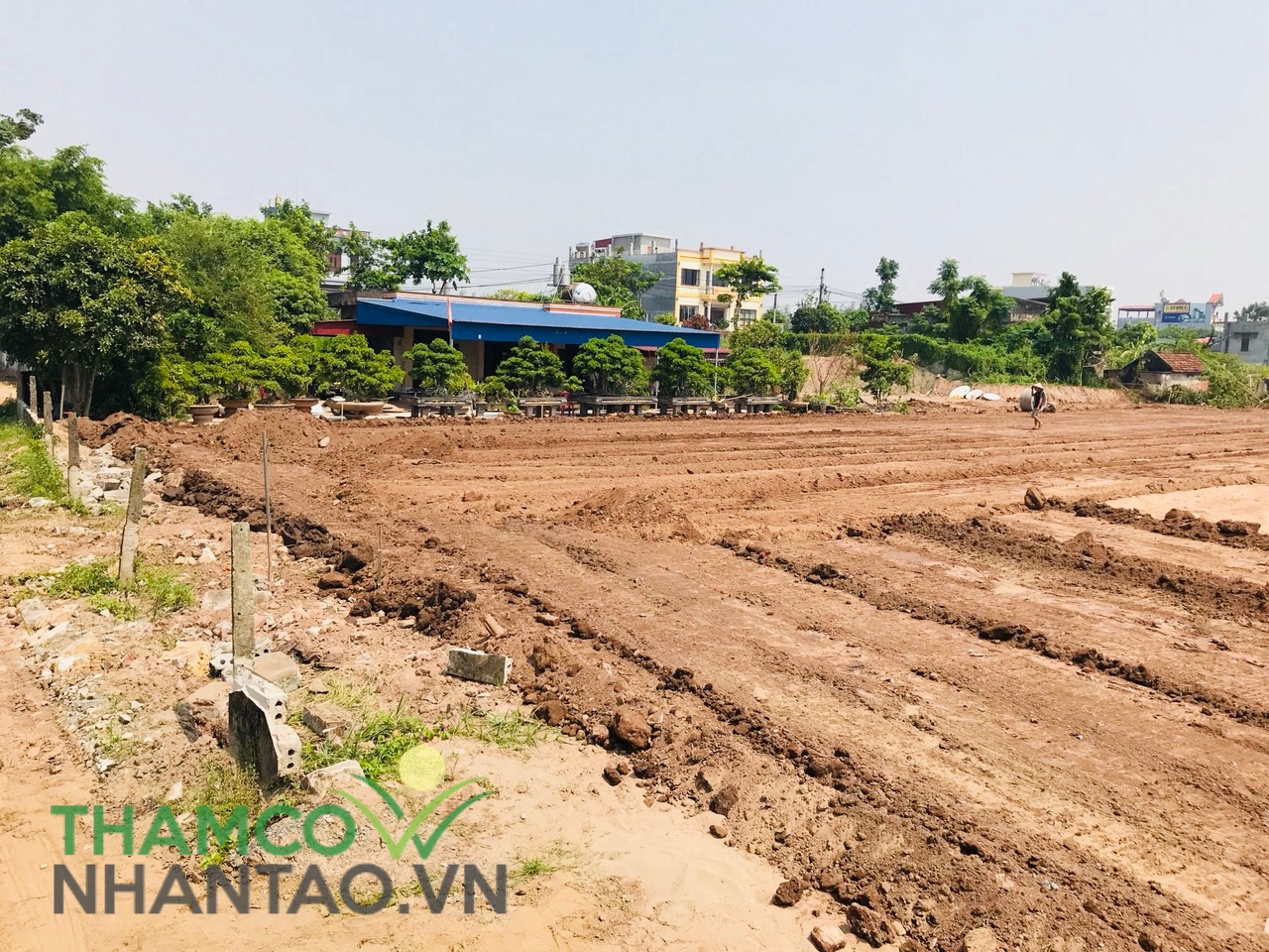 Một vài hình ảnh của dự án sân bóng đá tại Hải Hậu, Nam Định: 1