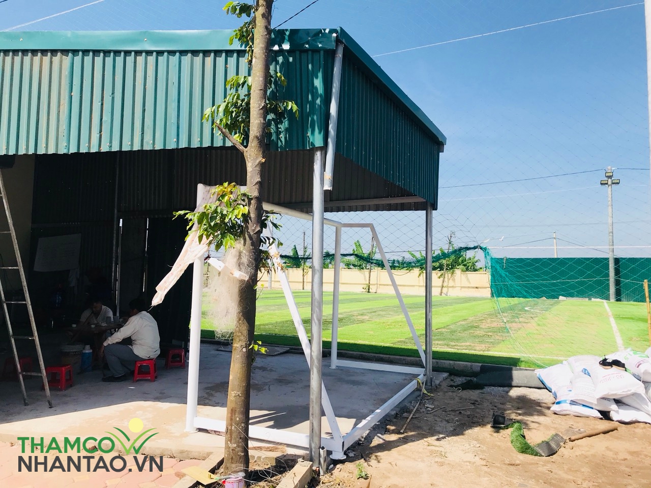 Một vài hình ảnh của dự án sân bóng đá tại huyện Thường Tín, Hà Nội: 4