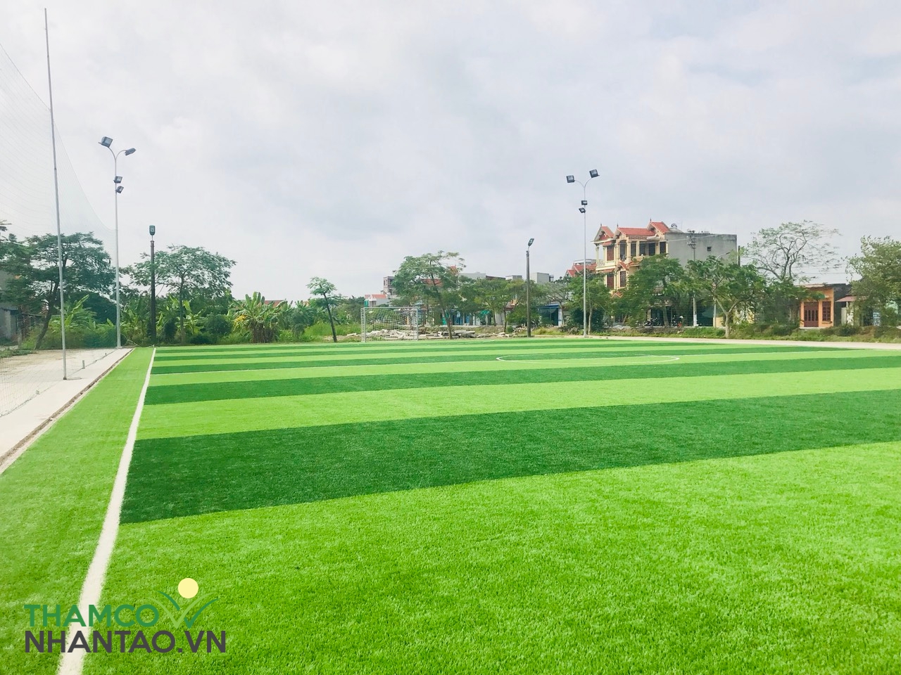 Một vài hình ảnh của dự án sân bóng đá tại Hải Hậu, Nam Định: 4