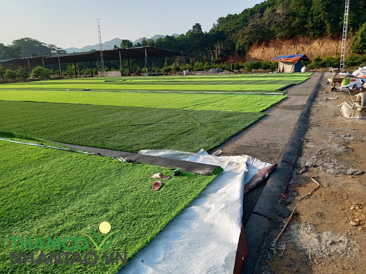 Một vài hình ảnh của dự án sân bóng đá tại Lào Cai: 2