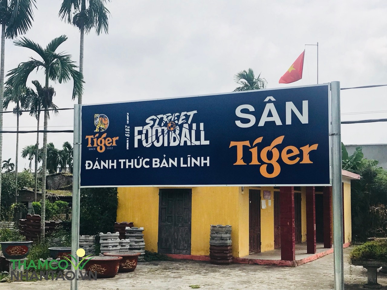 Một vài hình ảnh của dự án sân bóng đá tại Hải Hậu, Nam Định: 5