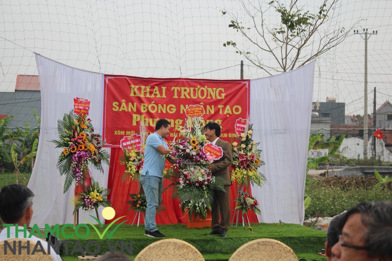 Một vài hình ảnh của dự án sân bóng đá tại Hải Hậu, Nam Định: 10