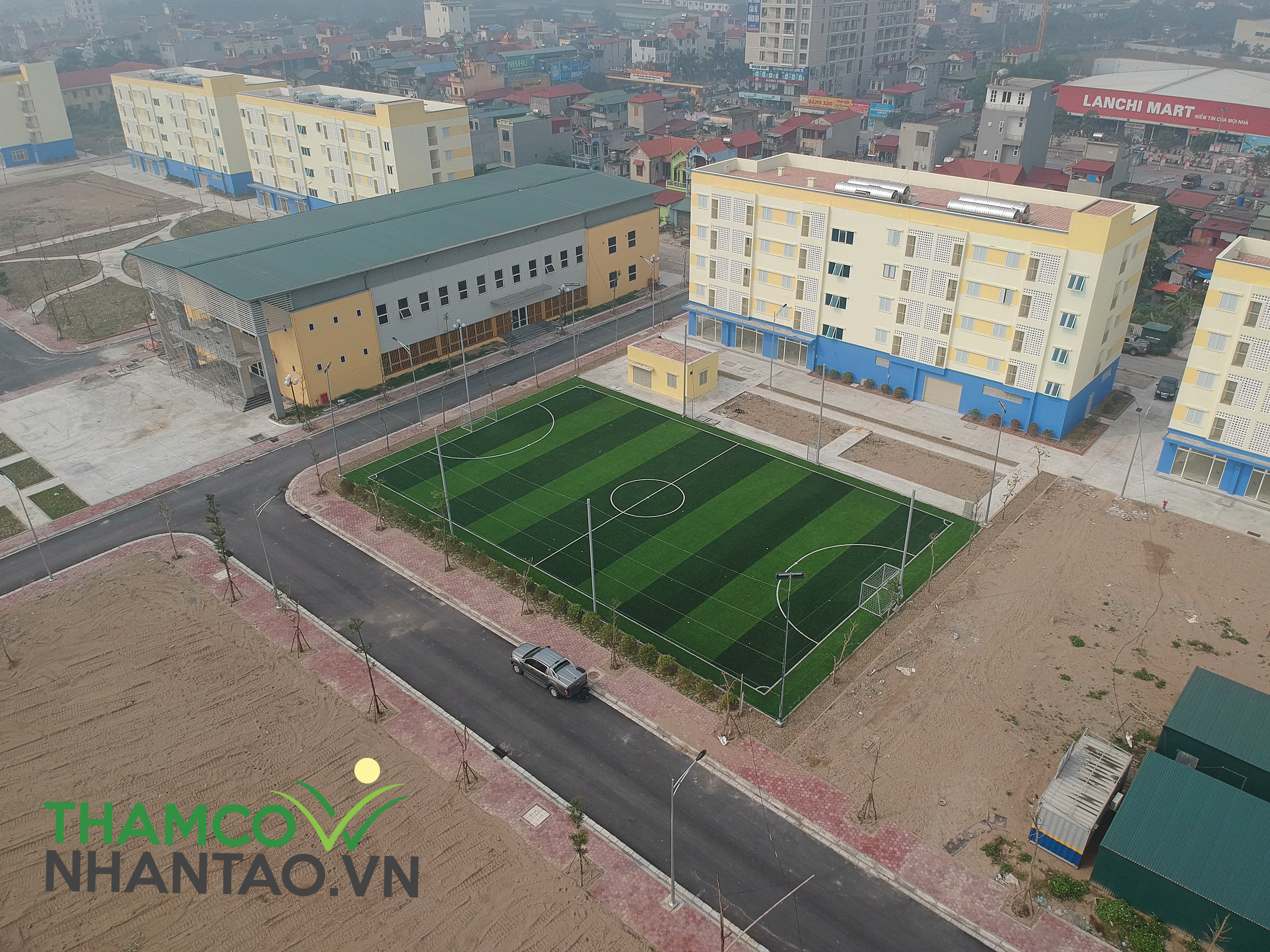 Một vài hình ảnh của dự án sân bóng đá tại Đồng Văn, Hà Nam: 5