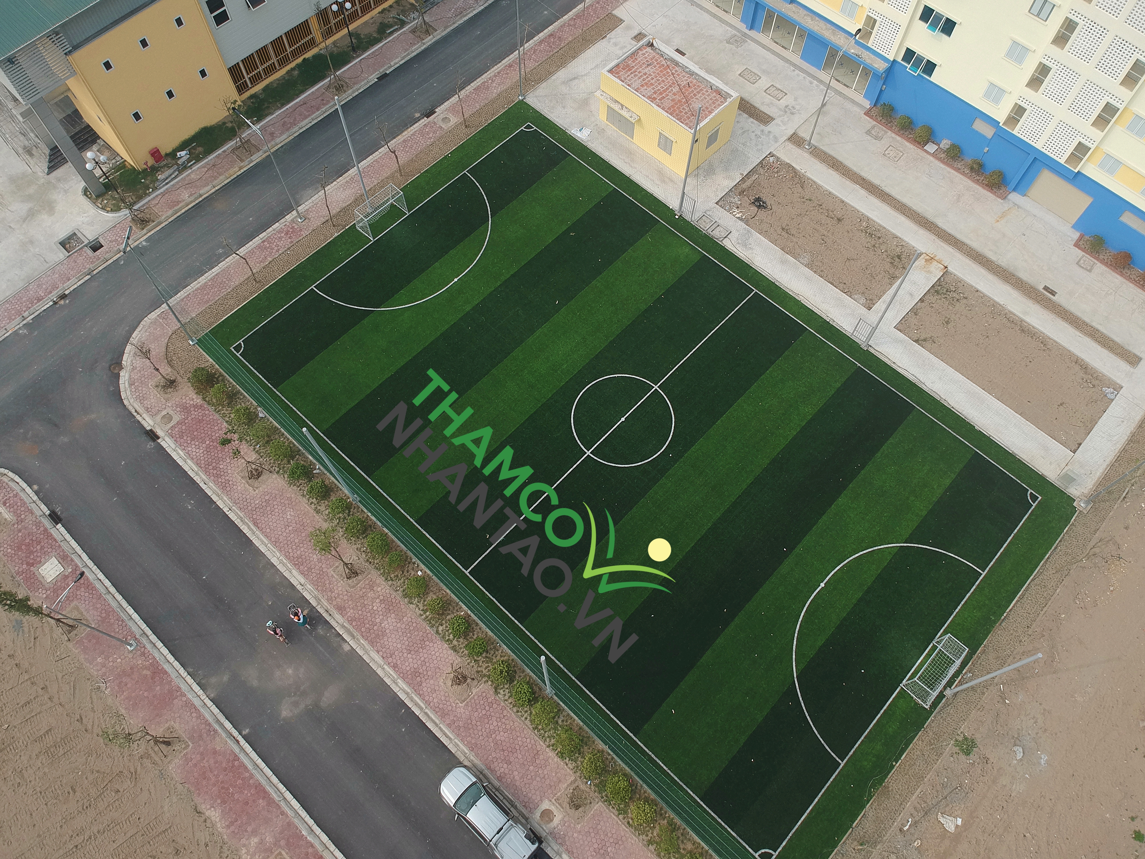Một vài hình ảnh của dự án sân bóng đá tại Đồng Văn, Hà Nam: 6