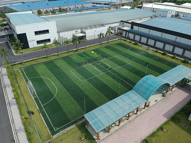 Một vài hình ảnh của dự án sân bóng đá tại khu công nghiệp Thụy Vân Namuga, Phú Thọ: 2
