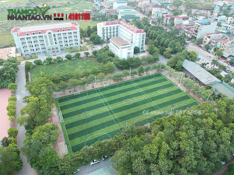 Một vài hình ảnh của dự án Cụm 3 sân bóng đá tại trường Đại học công nghiệp Việt Hung 2: 6