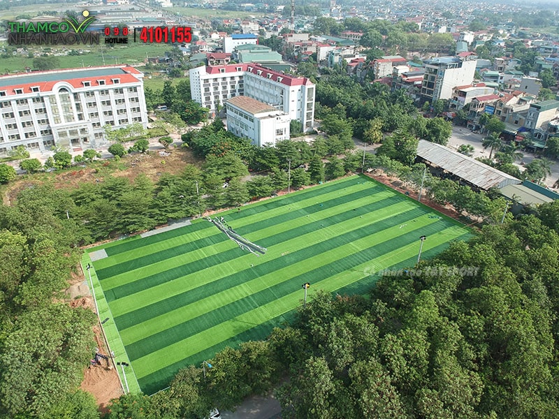 Một vài hình ảnh của dự án Cụm 3 sân bóng đá tại trường Đại học công nghiệp Việt Hung 2: 5