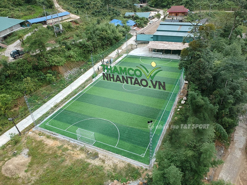 Một vài hình ảnh của dự án sân bóng đá cỏ nhân tạo tại Tả Phìn Hồ, Hà Giang 3