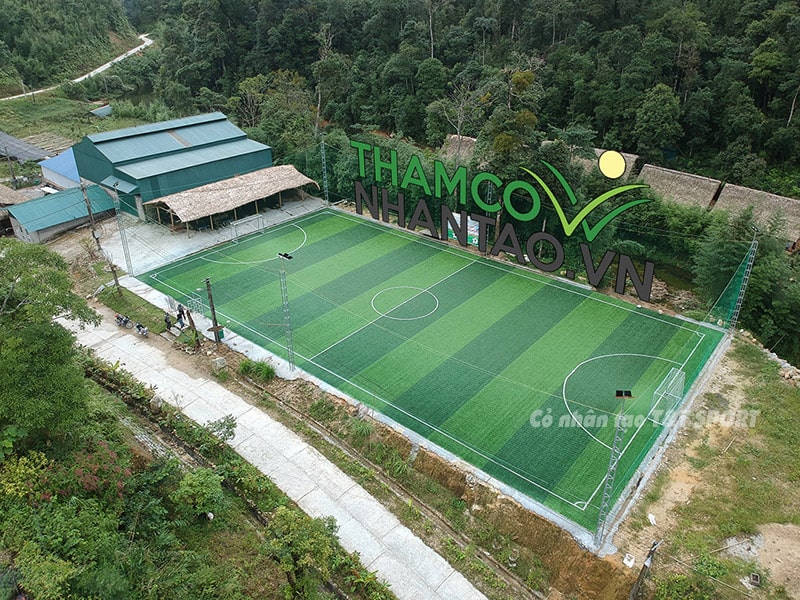 Một vài hình ảnh của dự án sân bóng đá cỏ nhân tạo tại Tả Phìn Hồ, Hà Giang 4