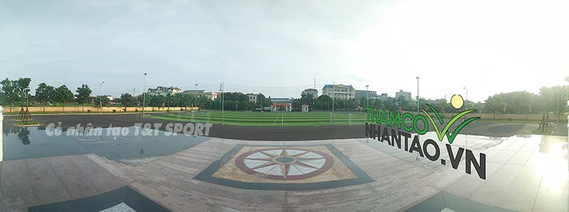 Một vài hình ảnh của dự án sân bóng đá cỏ nhân tạo tại Văn Lâm, Hưng Yên 1