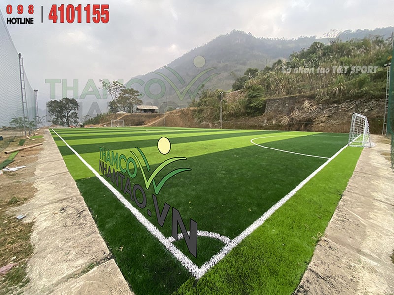 Một vài hình ảnh của dự án sân bóng đá cỏ nhân tạo tại Na Hang, Tuyên Quang 5