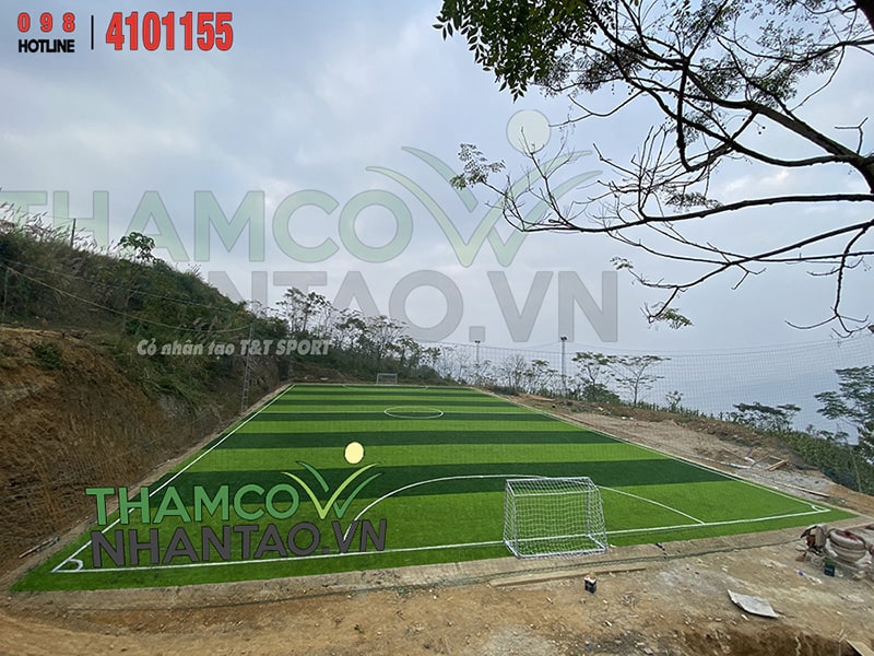 Một vài hình ảnh của dự án sân bóng đá cỏ nhân tạo tại Na Hang, Tuyên Quang 8