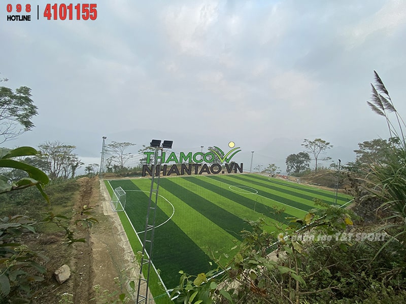 Một vài hình ảnh của dự án sân bóng đá cỏ nhân tạo tại Na Hang, Tuyên Quang 6