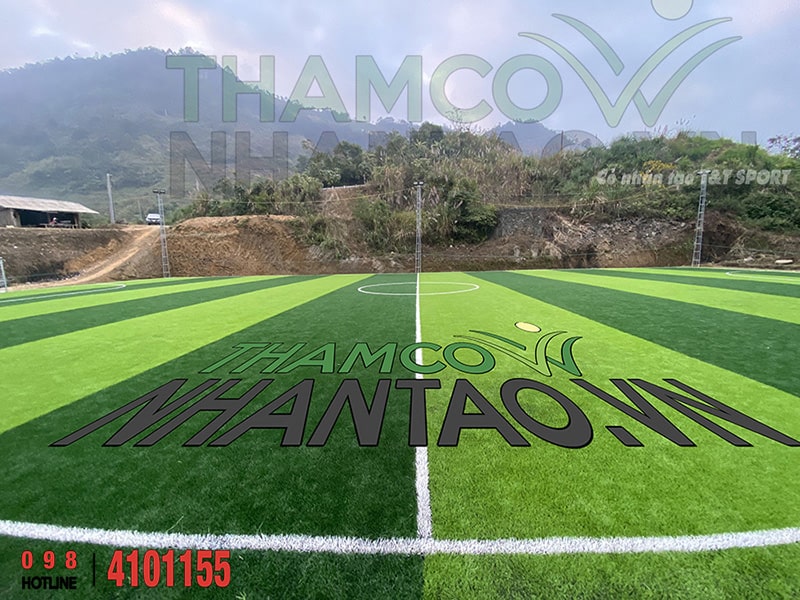 Một vài hình ảnh của dự án sân bóng đá cỏ nhân tạo tại Na Hang, Tuyên Quang 4