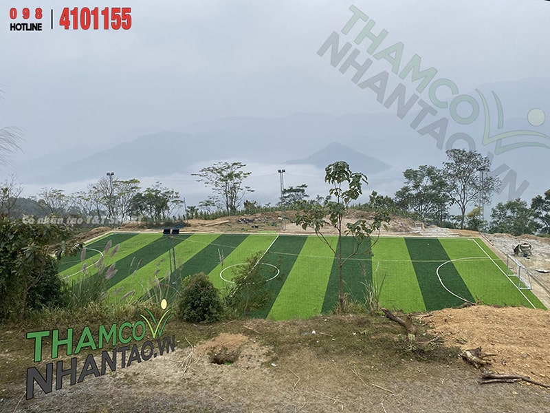 Một vài hình ảnh của dự án sân bóng đá cỏ nhân tạo tại Na Hang, Tuyên Quang 7