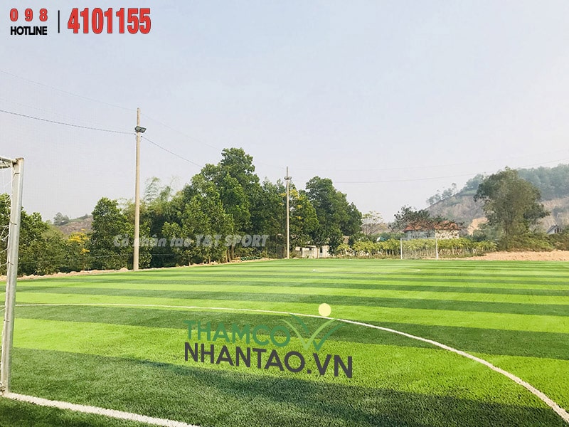 Một vài hình ảnh của dự án sân bóng đá cỏ nhân tạo tại Sóc Sơn, Hà Nội: 3