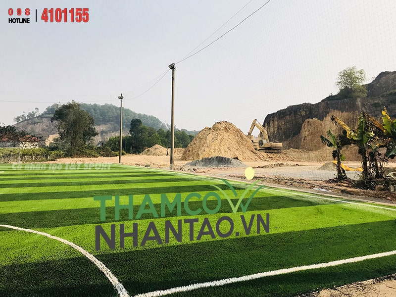 Một vài hình ảnh của dự án sân bóng đá cỏ nhân tạo tại Sóc Sơn, Hà Nội: 2