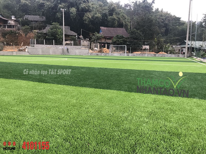 Một vài hình ảnh của dự án sân bóng đá cỏ nhân tạo tại Bản Kép, Tuần Giáo, Điện Biên: 5