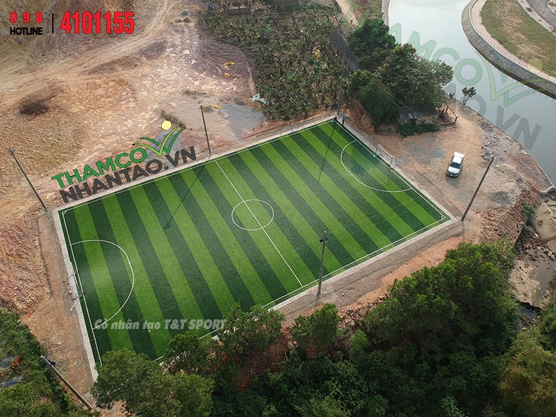 Một vài hình ảnh của dự án sân bóng đá cỏ nhân tạo tại Sóc Sơn, Hà Nội: 8