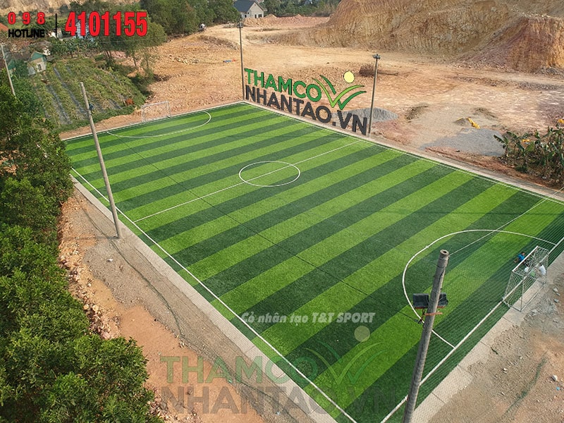 Một vài hình ảnh của dự án sân bóng đá cỏ nhân tạo tại Sóc Sơn, Hà Nội: 5
