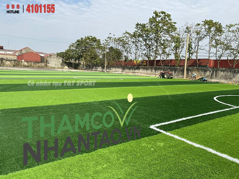 Một vài hình ảnh của dự án sân bóng đá cỏ nhân tạo tại Sơn Tây, Hà Nội: 5