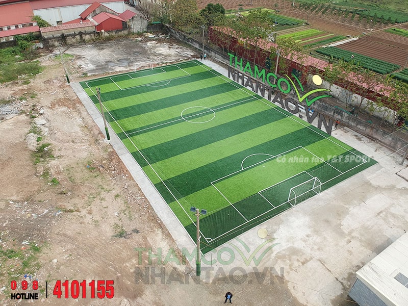 Một vài hình ảnh của dự án sân bóng đá cỏ nhân tạo tại Sơn Tây, Hà Nội: 7