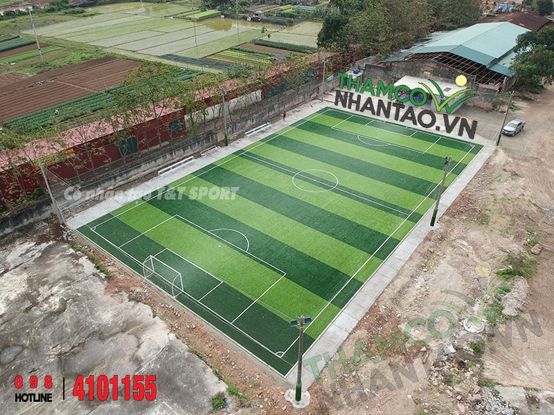 Một vài hình ảnh của dự án sân bóng đá cỏ nhân tạo tại Sơn Tây, Hà Nội: 6