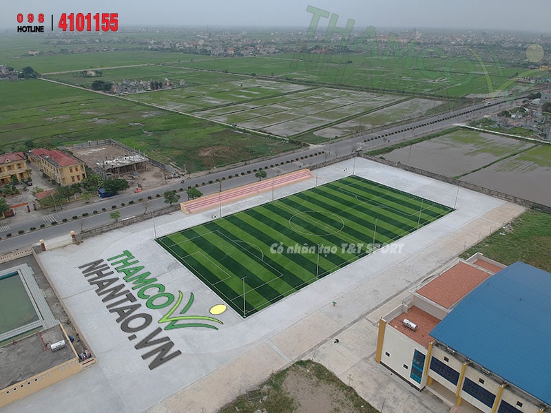 Một vài hình ảnh của dự án sân bóng đá cỏ nhân tạo tại Xuân Trường, Nam Định 4
