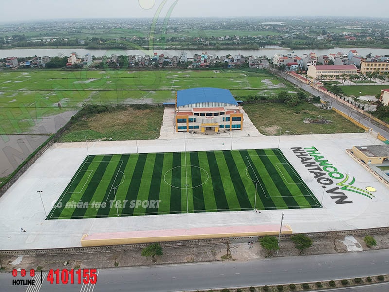 Một vài hình ảnh của dự án sân bóng đá cỏ nhân tạo tại Xuân Trường, Nam Định 6