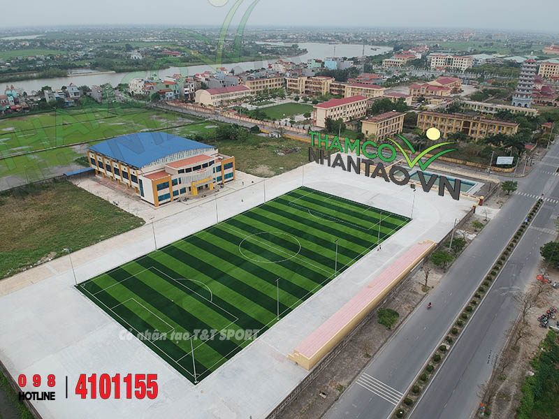 Một vài hình ảnh của dự án sân bóng đá cỏ nhân tạo tại Xuân Trường, Nam Định 7
