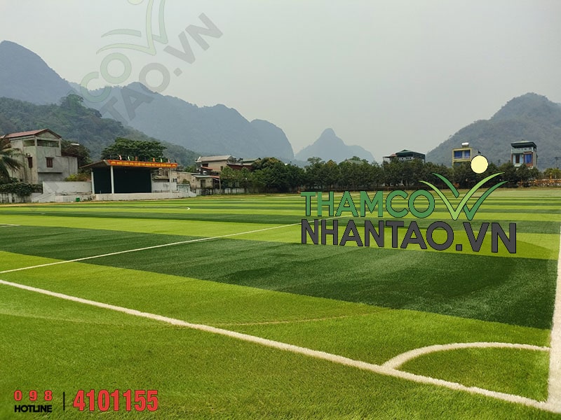 Một vài hình ảnh của dự án sân bóng đá cỏ nhân tạo tại trung tâm thông tin huyện Quan Hóa, Thanh Hóa: 3
